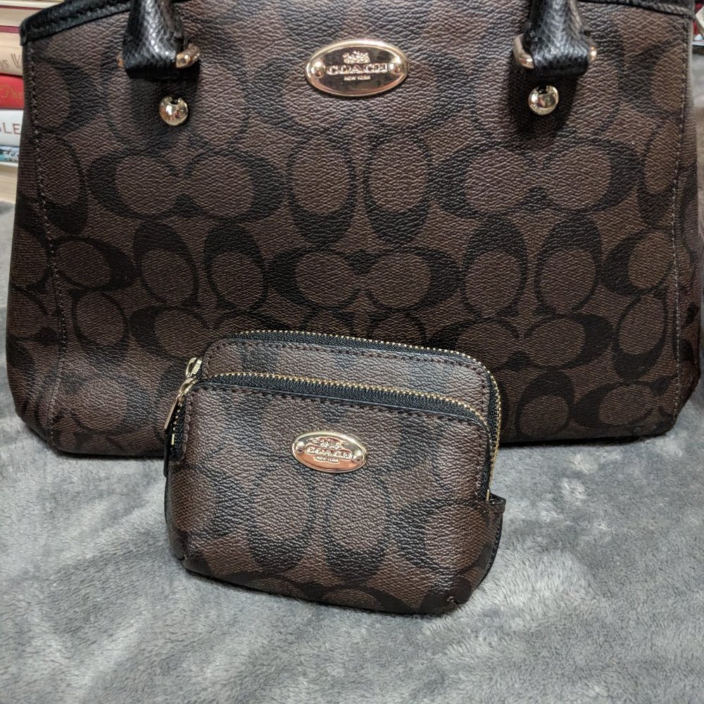 Authentic Coach Crossbody & Small wallet
